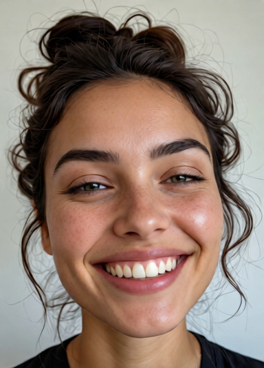 Em, smiling